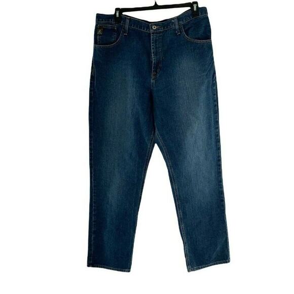 Cinch Jeans Mens Size 40X34 Western Cowboys Rodeo Straight Leg Medium Wash Denim - Picture 1 of 12